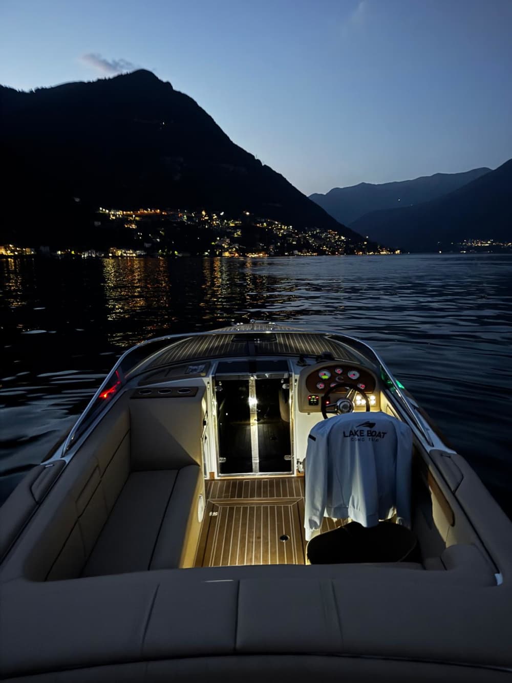 Night Cruise on Lake Como for an Evening Under the Stars