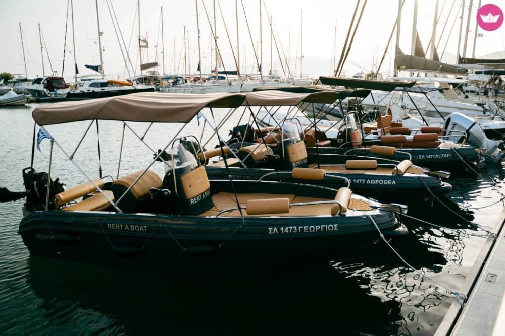 Half-day escape: A pure white-and-blue magic on a motorboat