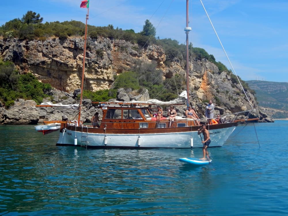 Sail half a day between Setubal & Arrabida