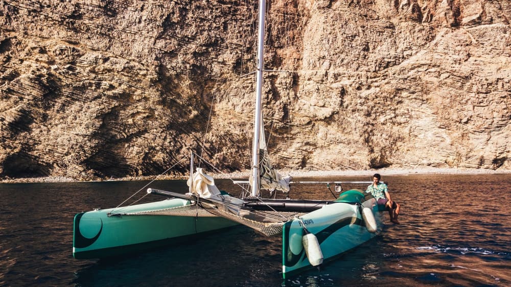 Zonsondergangmagie in Marbella: milieuvriendelijke catamarantocht