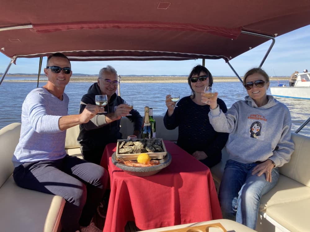 Sonnenuntergang am Bassin. 2 Stunden Entspannung bei Sonnenuntergang?