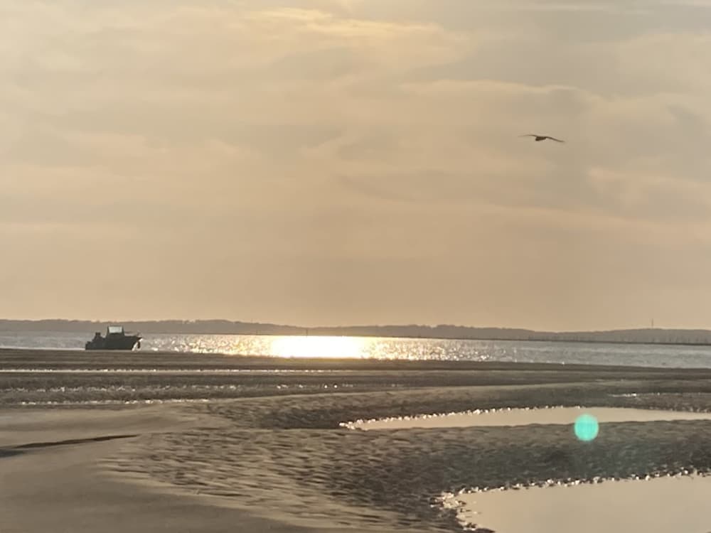 Sonnenuntergang am Bassin. 2 Stunden Entspannung bei Sonnenuntergang?