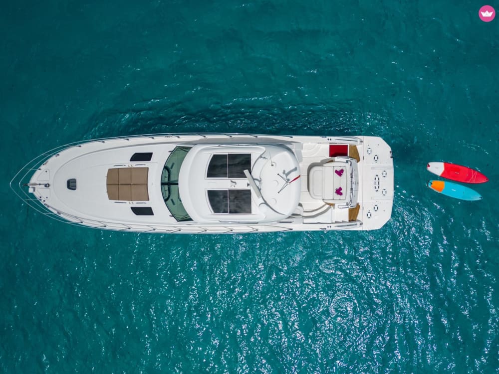 8h Luxury Formentera Escape ombord på en Sea Ray Sundancer 55