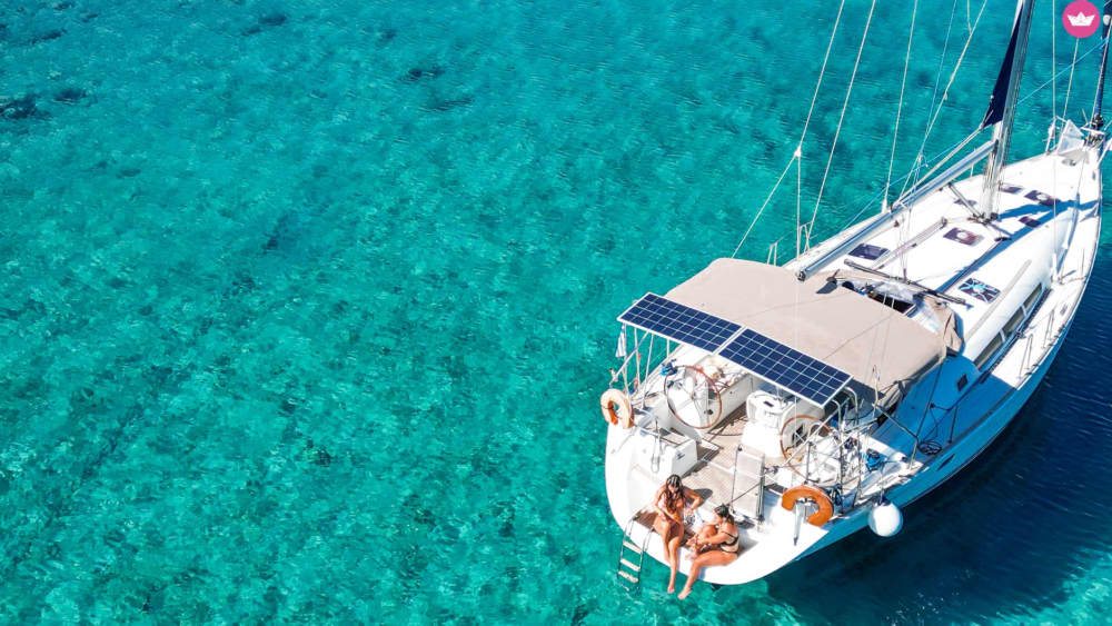 SEGELKREUZFAHRT ZUR INSEL AGIOI THEODOROI