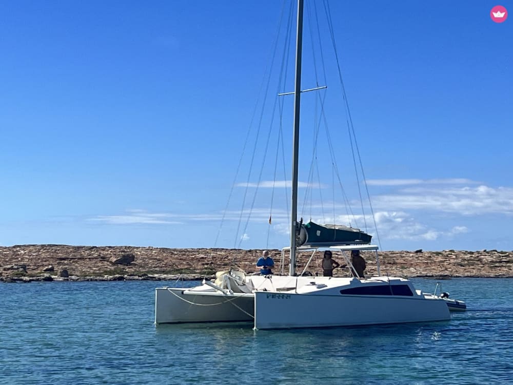 8h Catamaran Getaway from Platja des Codolar