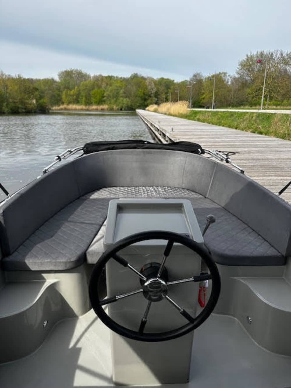 The best of Almere is on the water: Your private full day on a motorboat