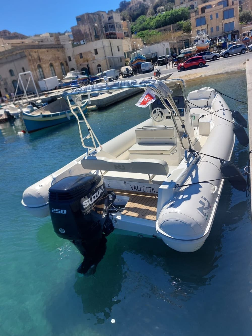 Private boat trip around Malta on a motorboat