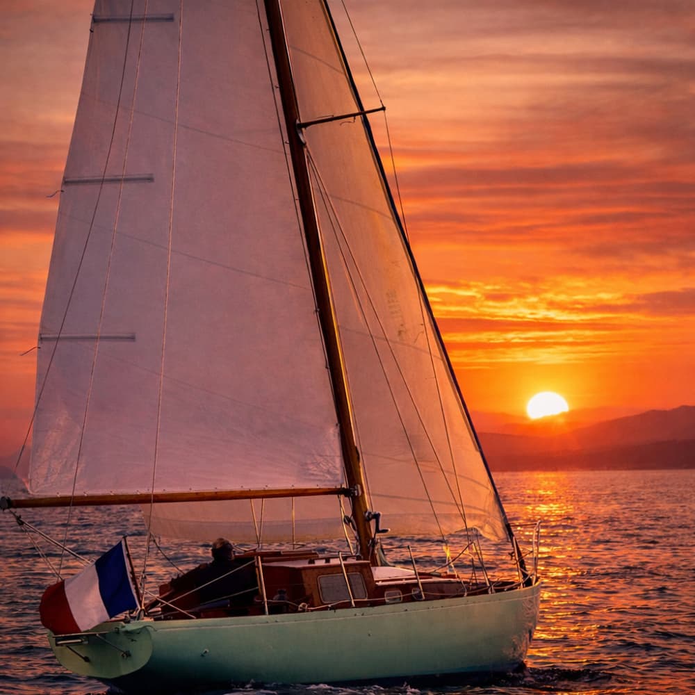 Évasion magique au lever ou au coucher du soleil dans la baie du Lavandou