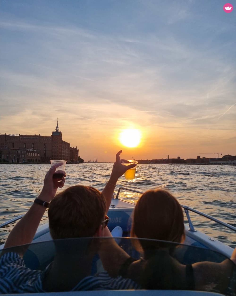 SUNSET TOUR: Crociera Rilassante e Romantica nella laguna di Venezia al tramonto