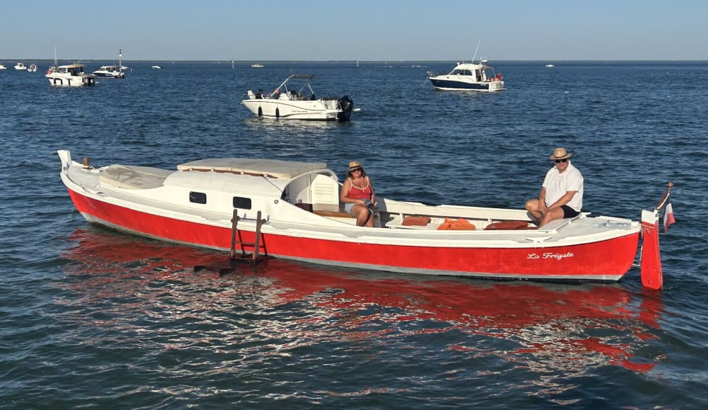 Aluguel de lancha por dia inteiro em Arcachon