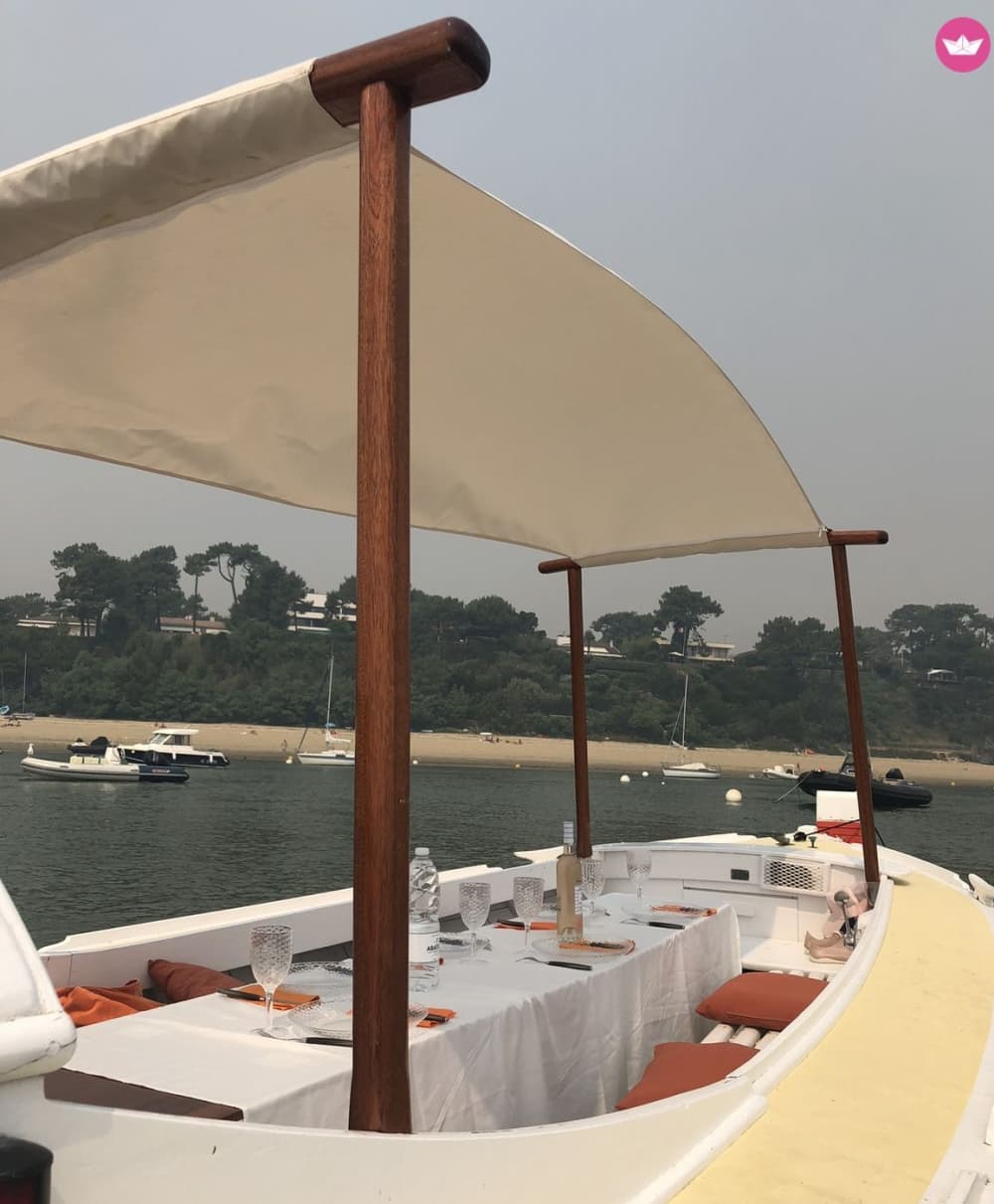 Aluguel de lancha por dia inteiro em Arcachon