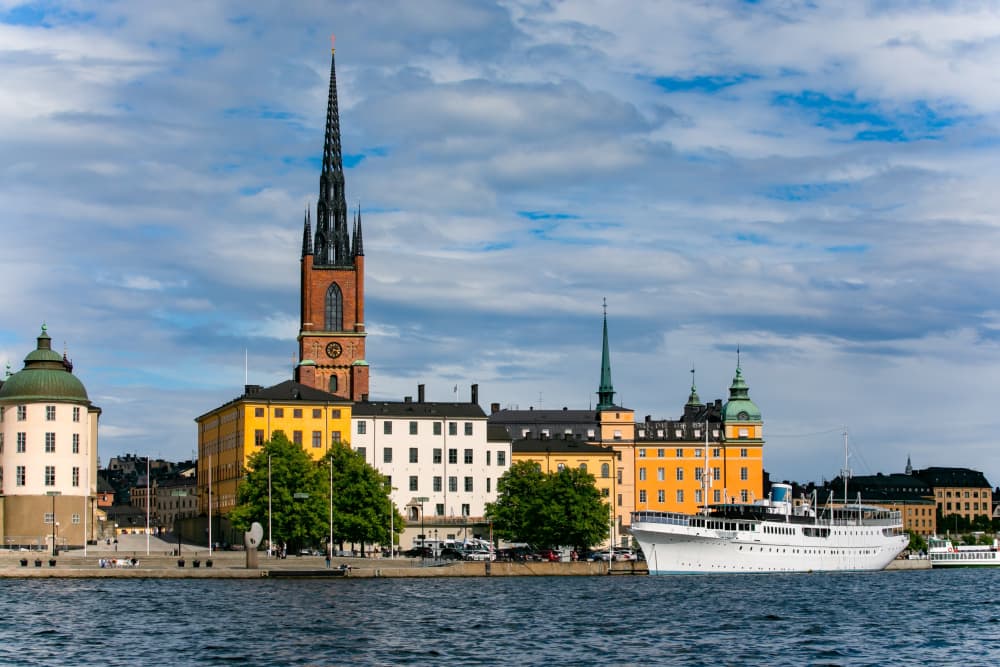 3h30 de sol ao redor de Estocolmo em uma lancha.