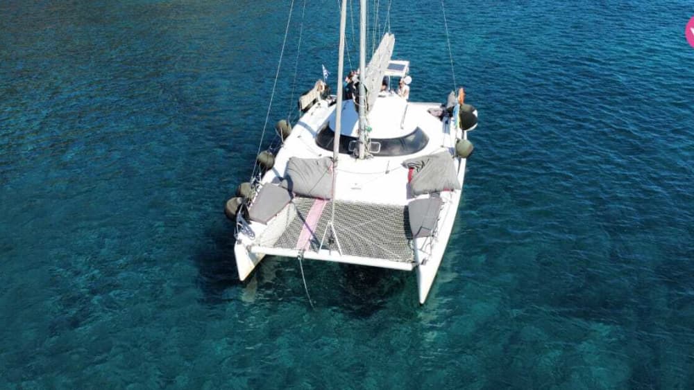 Fountaine Pajot: Wake Up with the Waves: Morning Private Boat Tour from Vlychada