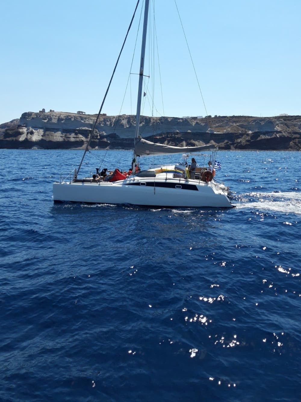 Fountaine Pajot: Wake Up with the Waves: Morning Private Boat Tour from Vlychada