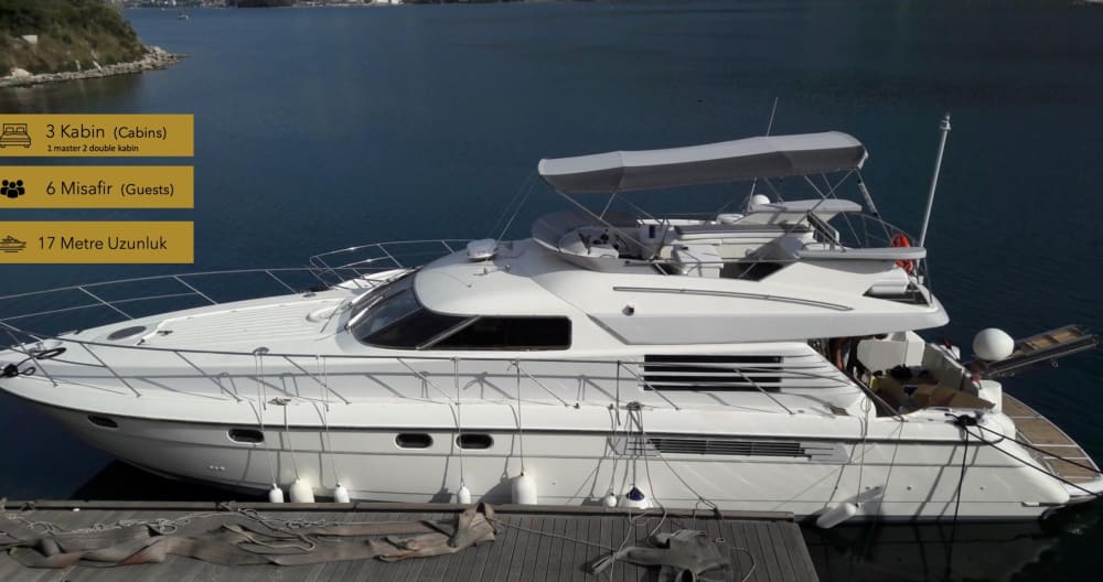 Disfruta de 9 horas en lancha motora para explorar Göcek.