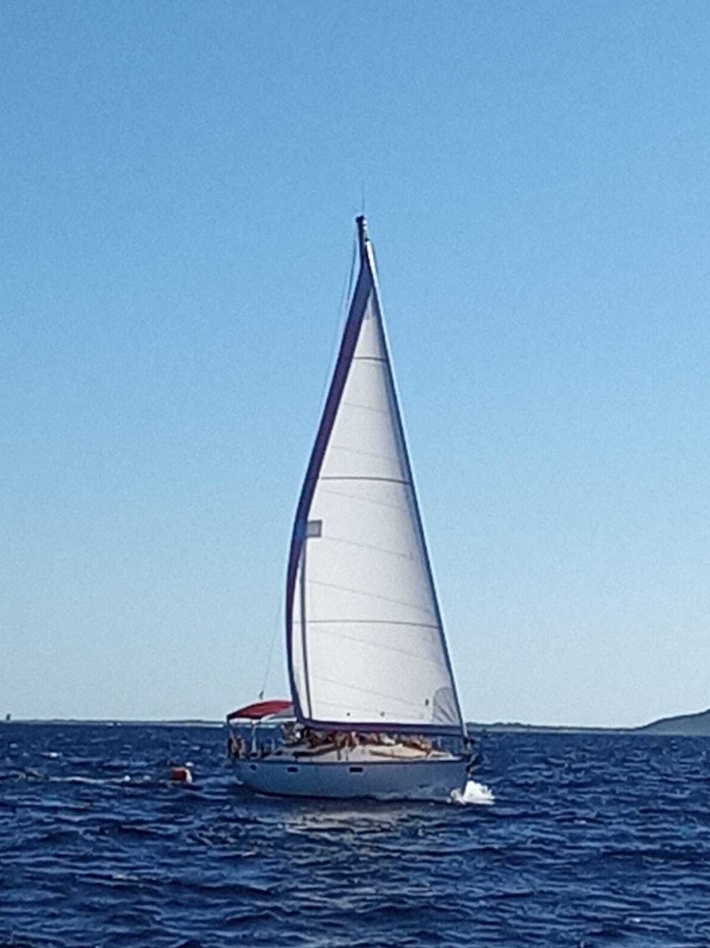 San Antonio Bay sailing on a sailboat