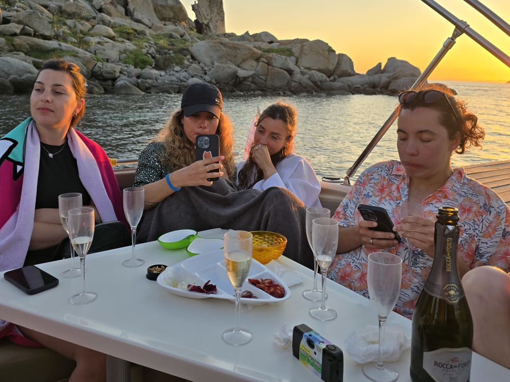 Sunset Aperitif & Masterclass with a Famous Chef on Board