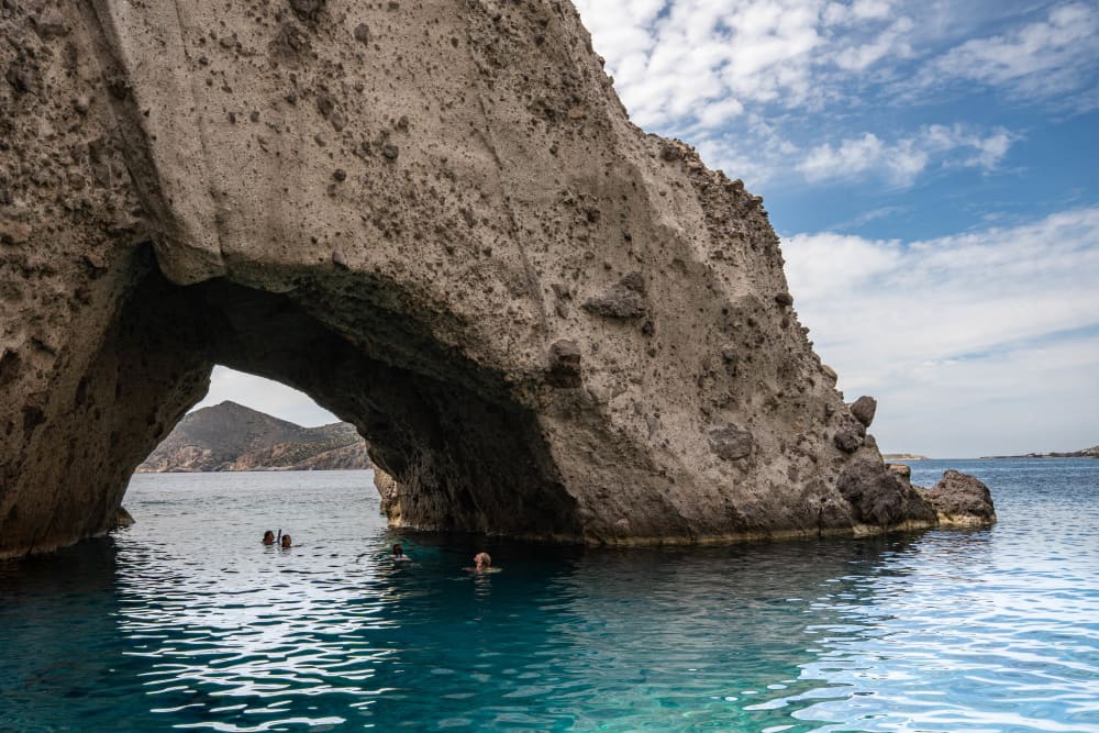 Boat trip around Paros-Antiparos 8 hours-4 hours or Sunset. 
Or and other islands.