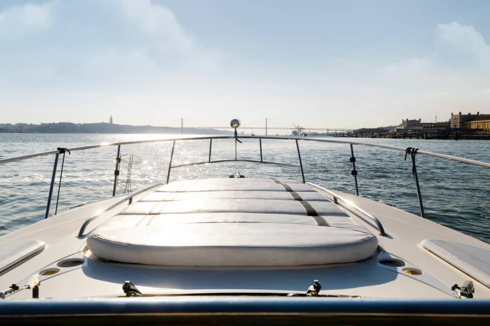 Private boat trip around Cascais on a motorboat