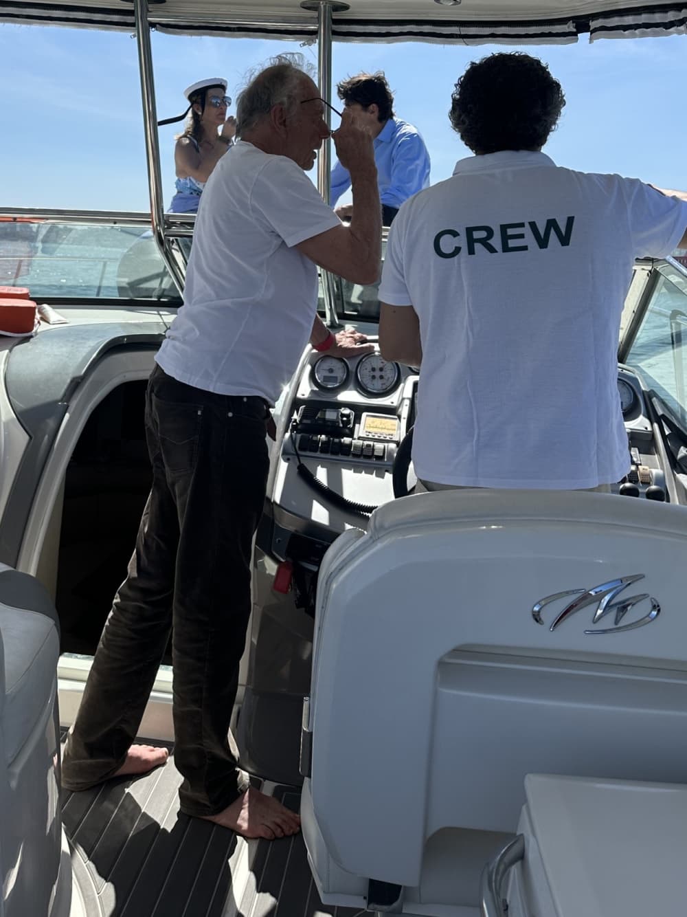 Private boat trip around Cascais on a motorboat