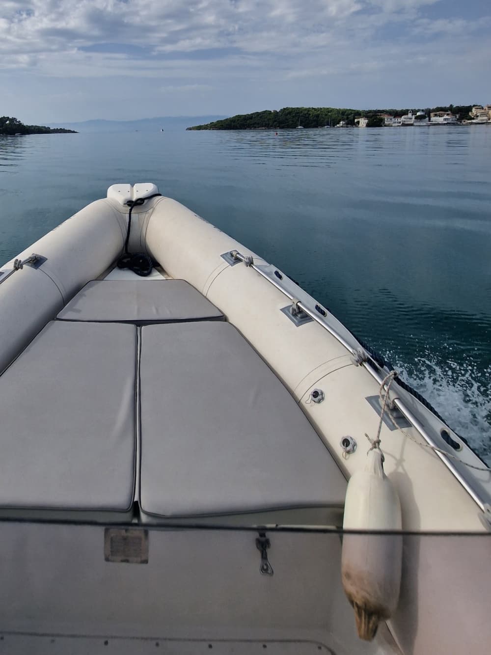 One day in Porto Cheli on a motorboat