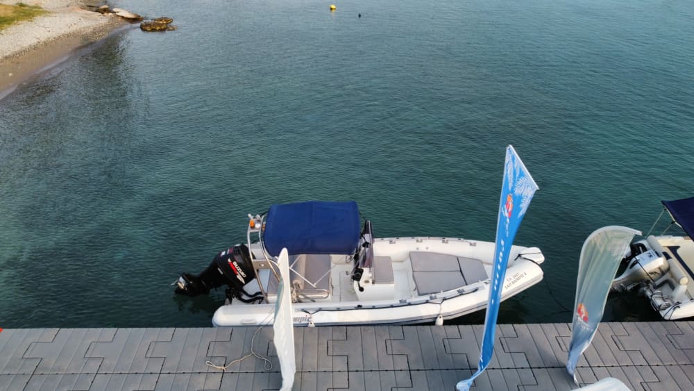 One day in Porto Cheli on a motorboat