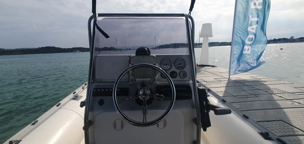 One day in Porto Cheli on a motorboat