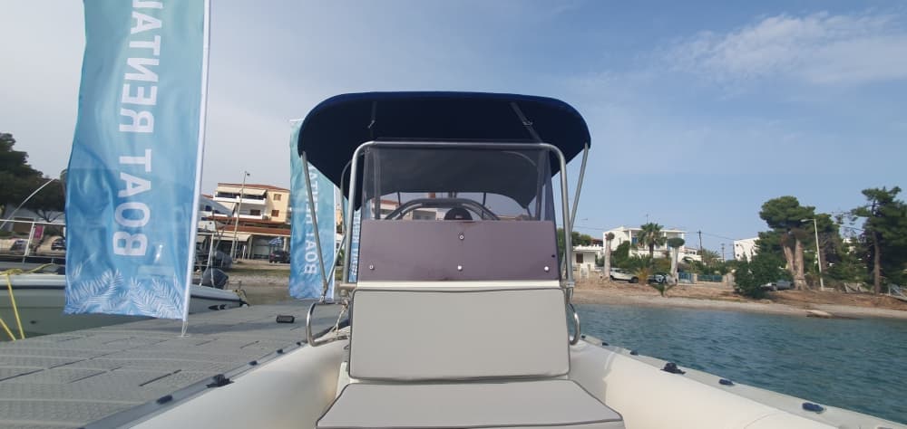 One day in Porto Cheli on a motorboat