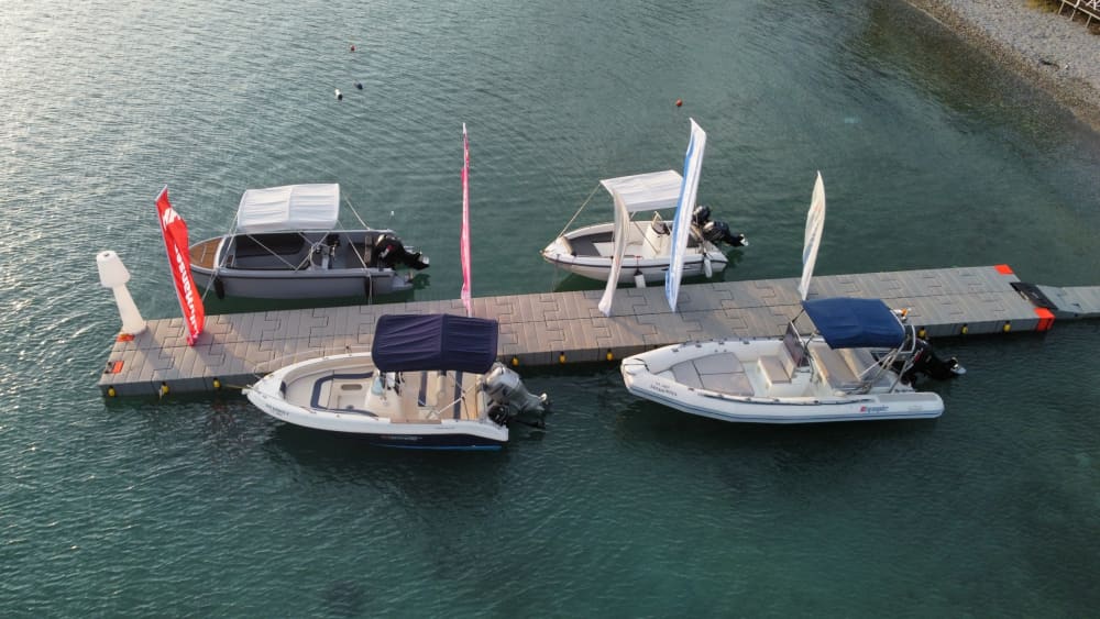 One day in Porto Cheli on a motorboat