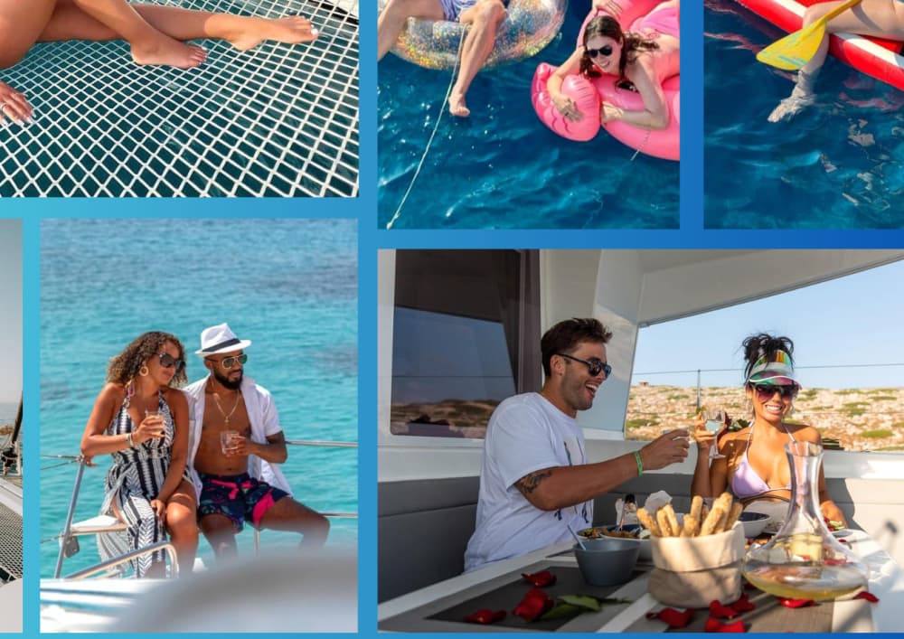 Kissamos Luxury 45ft Catamaran Full-Day Cruise — Balos Lagoon & Gramvousa (08:30–3:30)