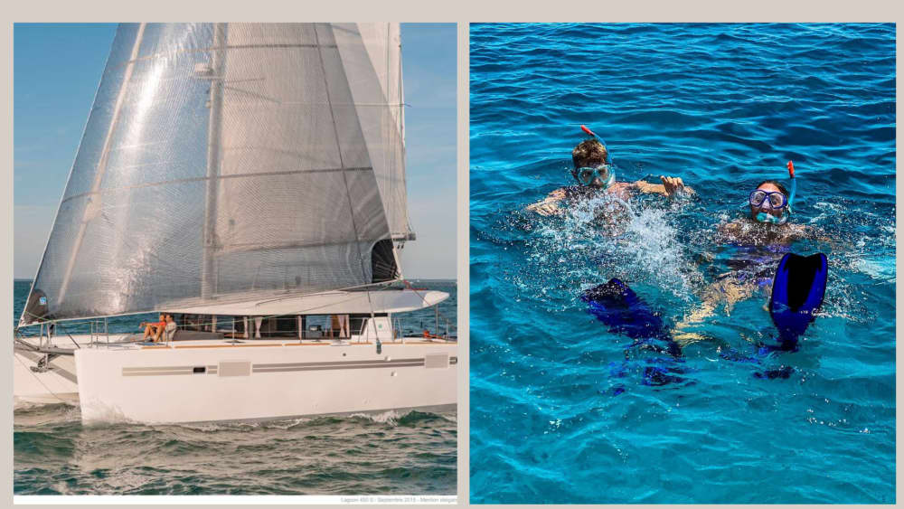 Luxury 45ft Catamaran Balos Lagoon and Gramvousa (08:30–3:30pm)