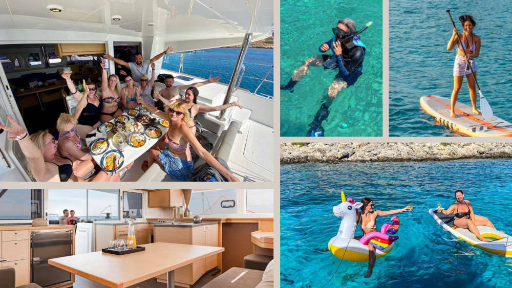Luxury 45ft Catamaran Balos Lagoon and Gramvousa (08:30–3:30pm)