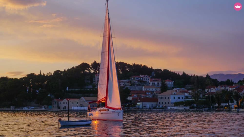 Ιστιοπλοΐα στο ηλιοβασίλεμα από το Cavtat – Ιδιωτική εκδρομή 2 ωρών