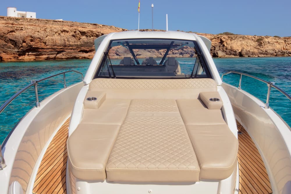 Cruzeiro de luxo de um dia de Ibiza para Espalmador e Illetas