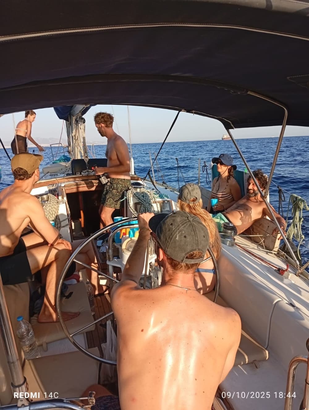 Enjoy a day at sea in Athens on a sailboat