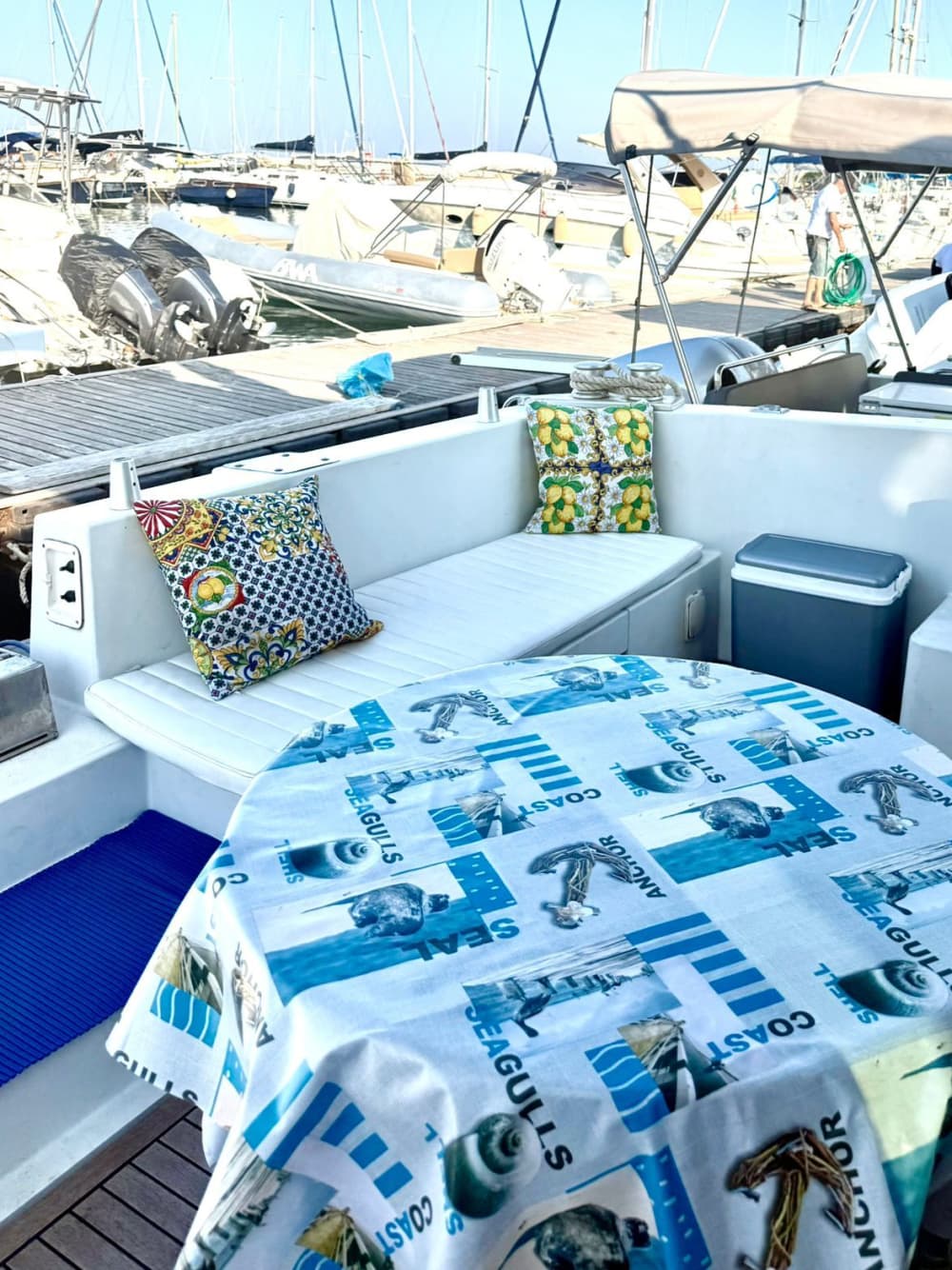 Take a half-day to relax on a motorboat in Syracuse