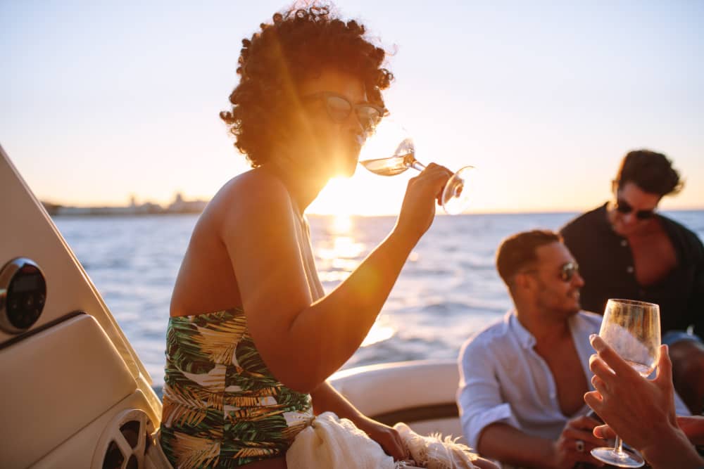 Privéboottocht met eigen schipper | Zonsondergang bij Île d'Or – inclusief aperitief en zwemmen