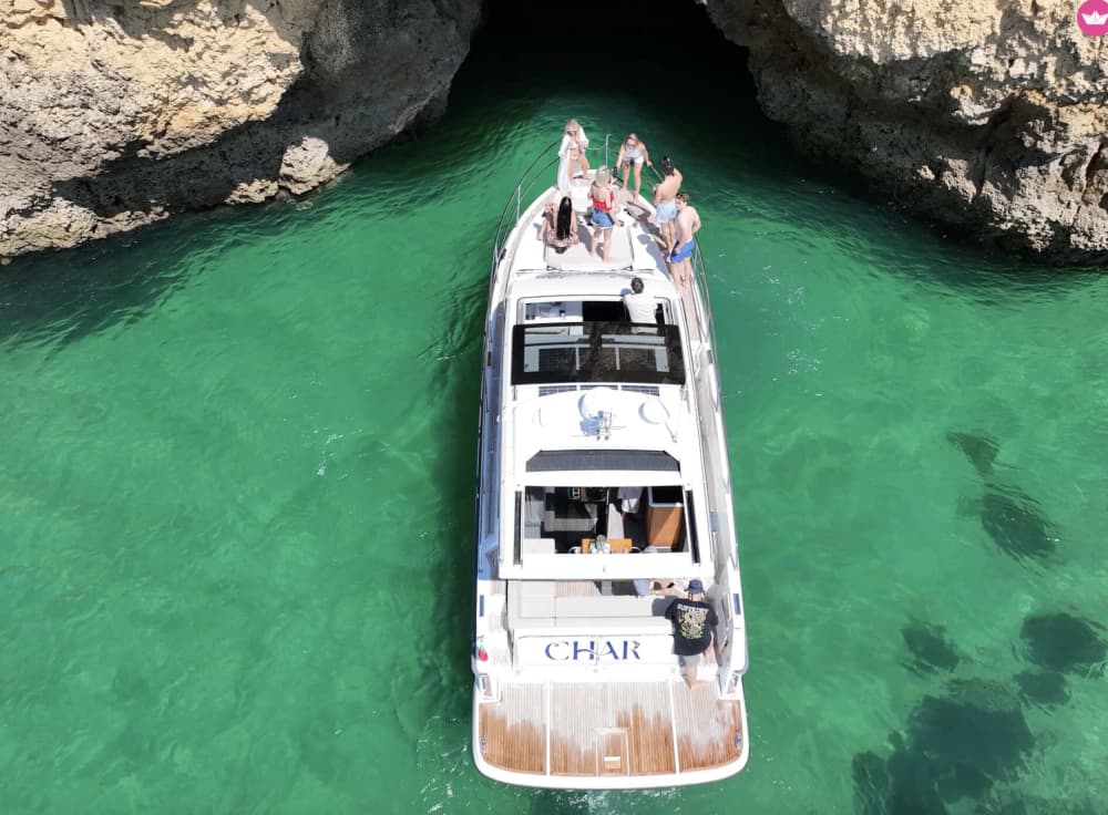 Morgenkreuzfahrt ab Vilamoura – 3 Stunden Küstenruhe, Schwimmen und malerische Aussichten
