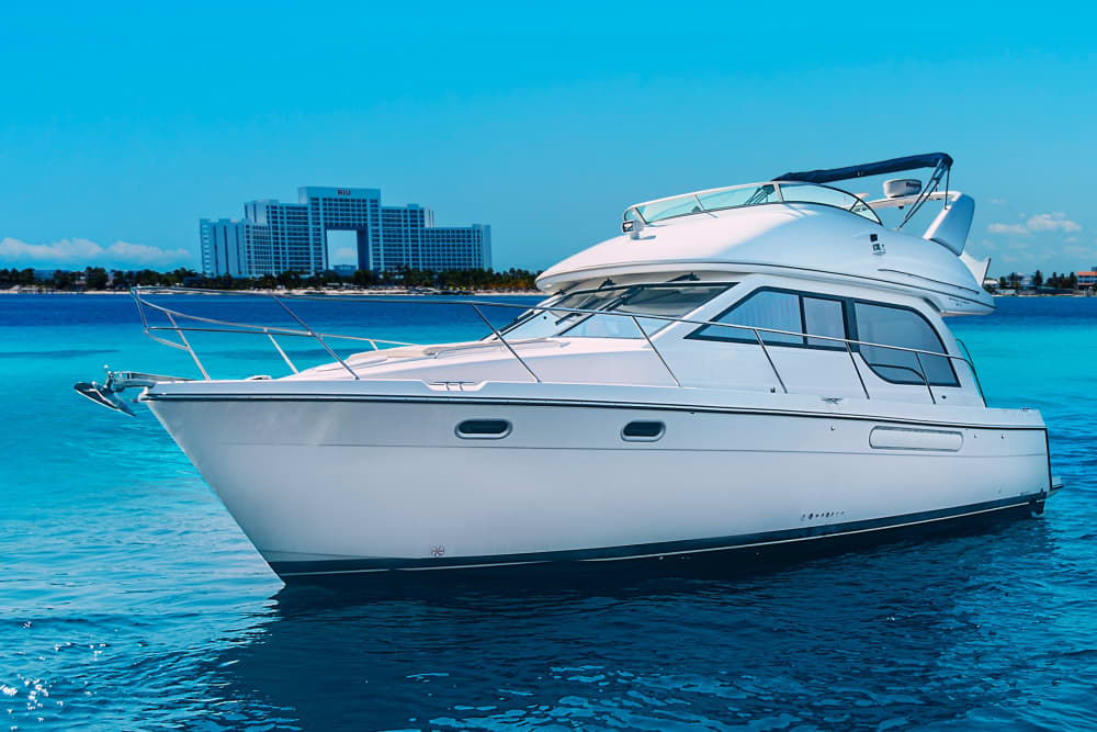 Escursione di mezza giornata in barca a motore a Cancún.