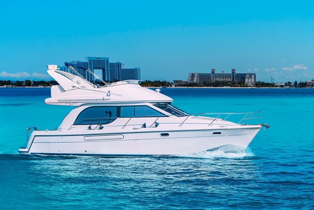 Escursione di mezza giornata in barca a motore a Cancún.