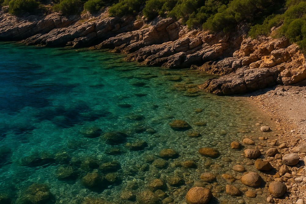 Excursion privée d'une journée en bateau — Baies cachées de Bodrum et Karaada