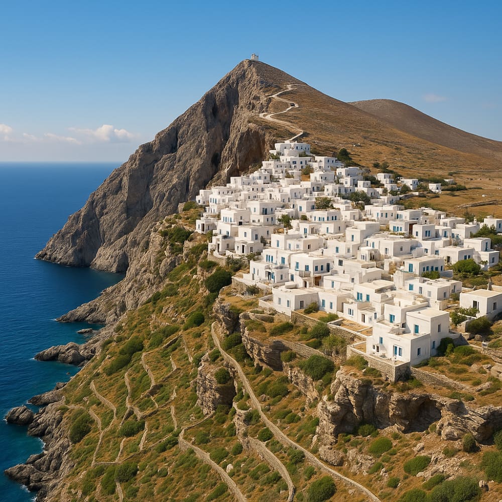 Z Santorini do Folegandros drogą morską – ukryte zatoczki i surowe klify