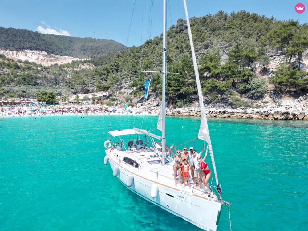 Excursion d'une journée en voilier à Thasos