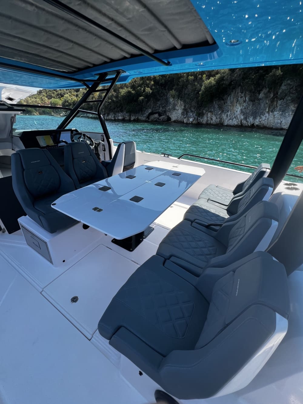 Private boat trip around Lefkada on a motorboat