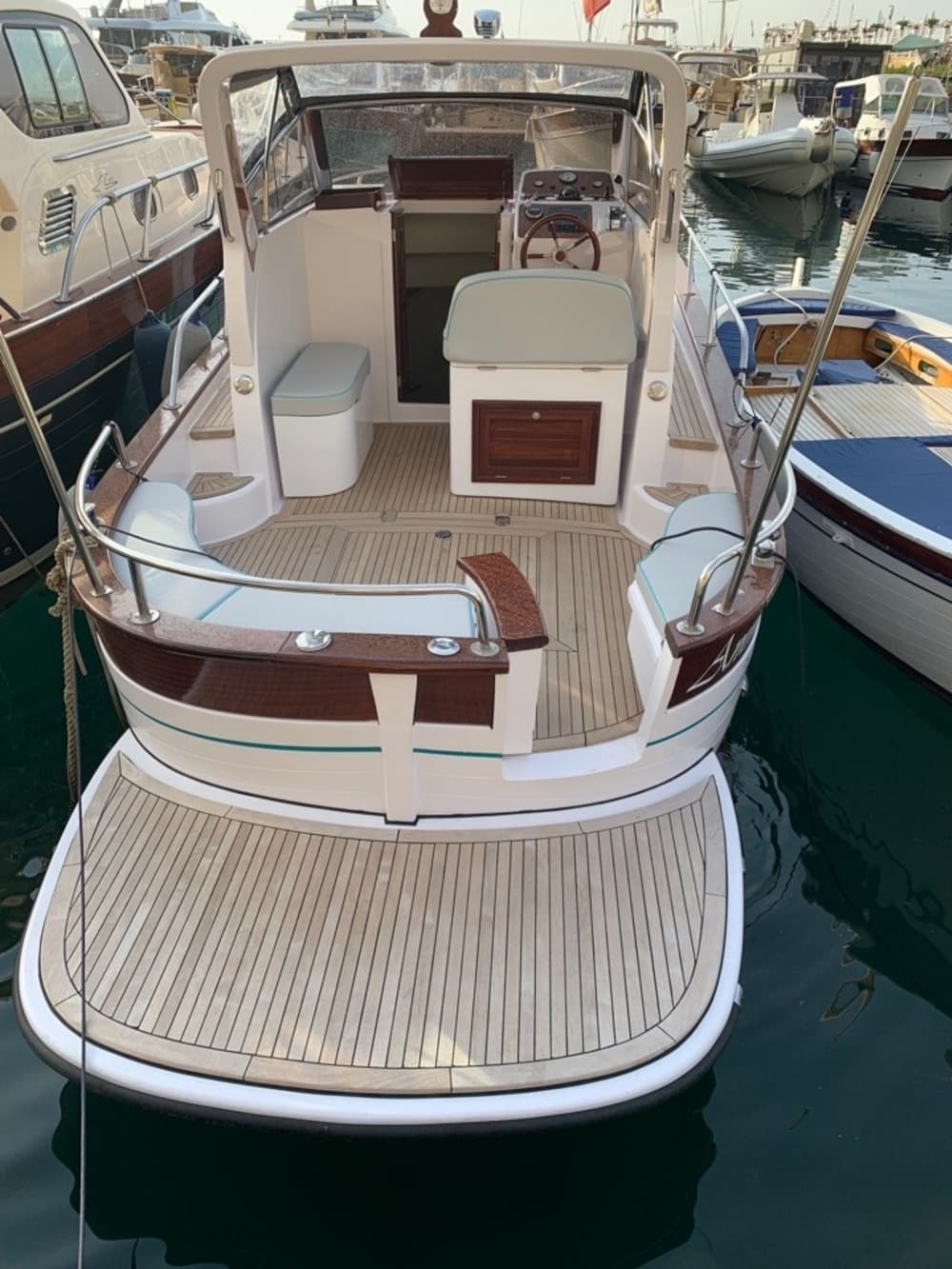 En dag i Piano di Sorrento på en motorbåt