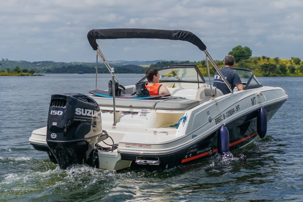 Descubra a Barragem de Alqueva num passeio de barco a motor de meio dia