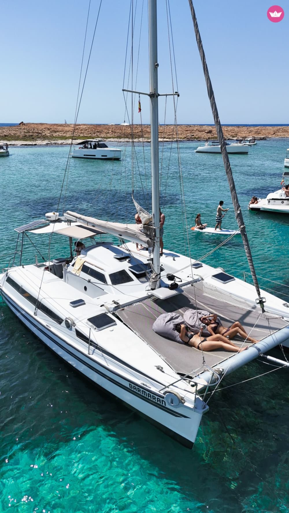 Erkunden Sie Ibizas Süden oder Formentera im Katamaran – 8-Stunden-Charter