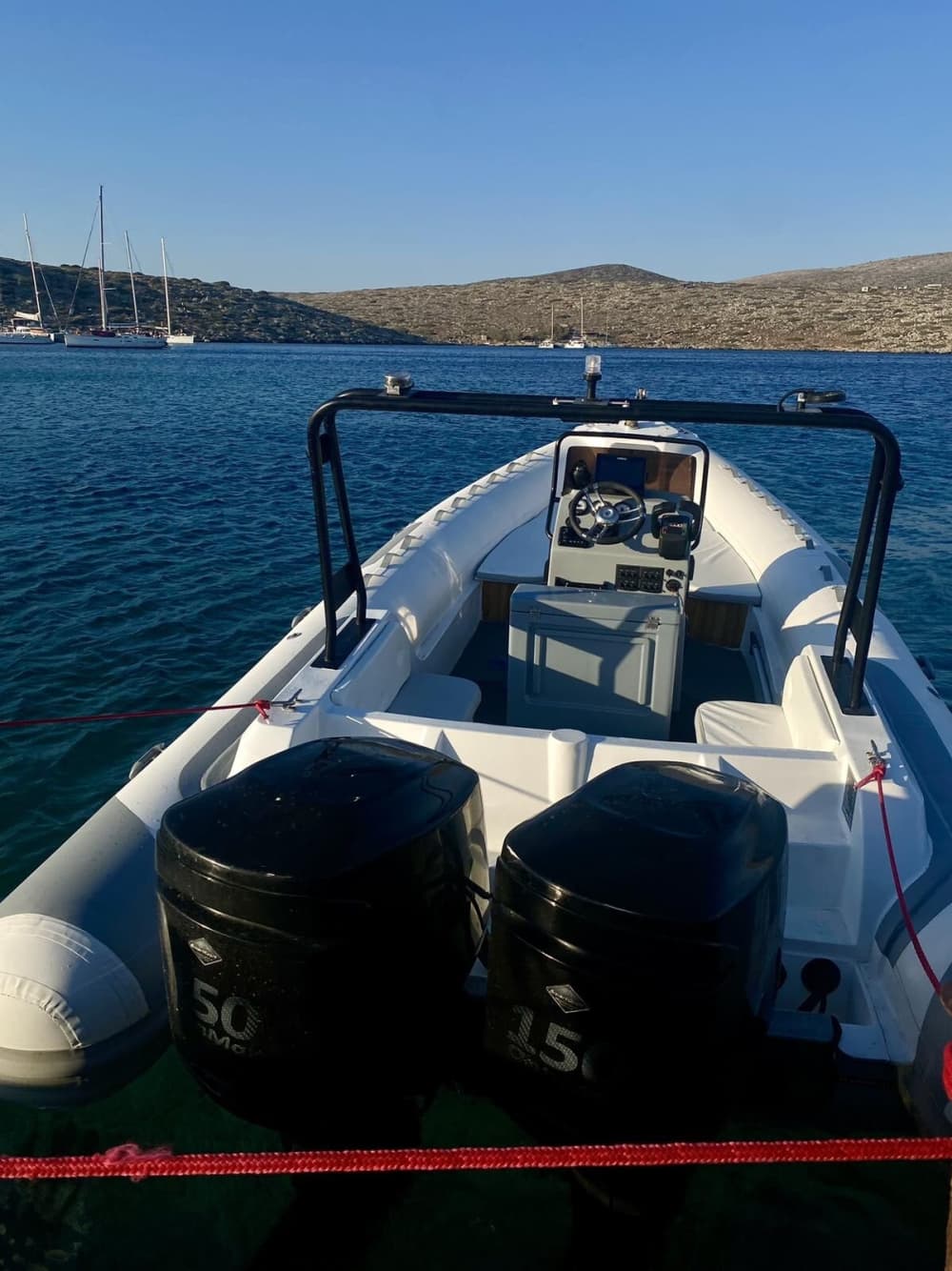3 Stunden 30 Minuten, um Heraklion mit dem Motorboot zu entdecken