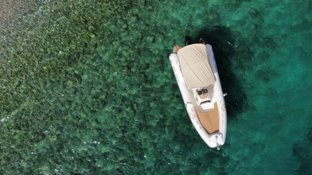 Crystalline experience: Discover Split on a motorboat