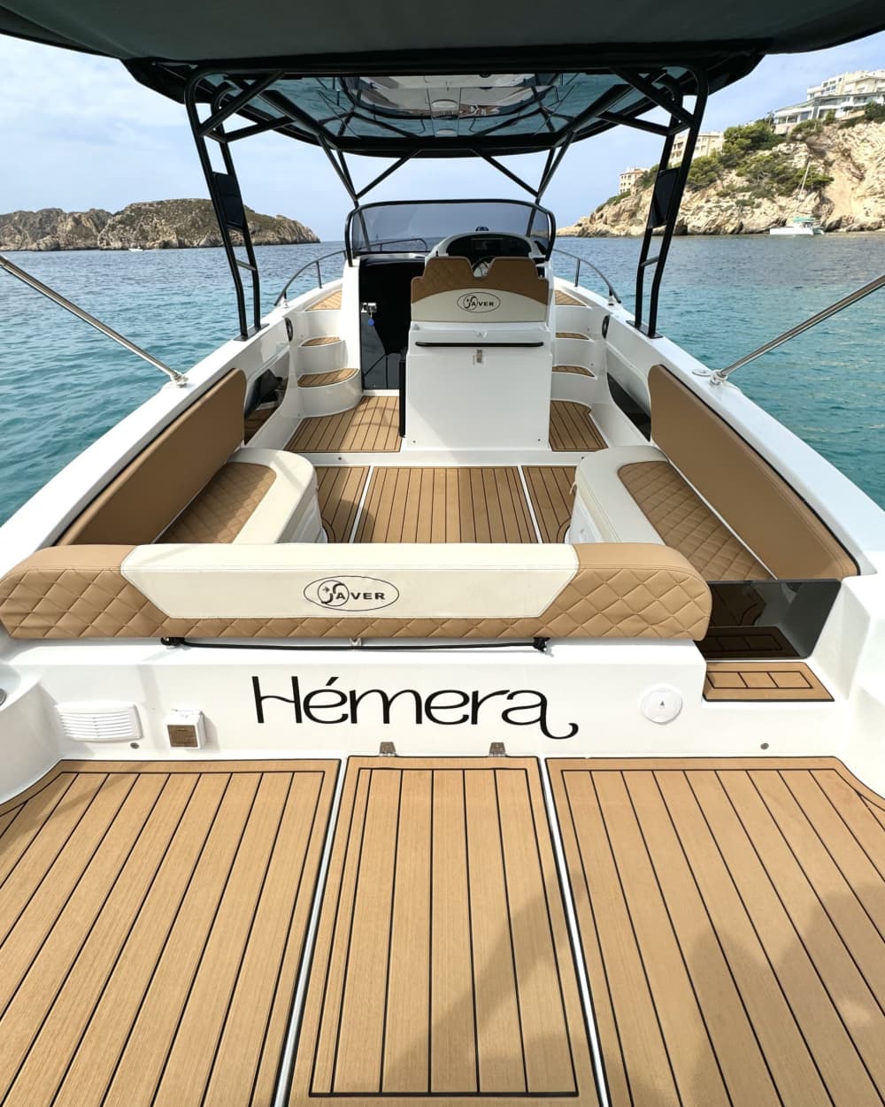 Geniet van 9 uur op een motorboot in Calvià.